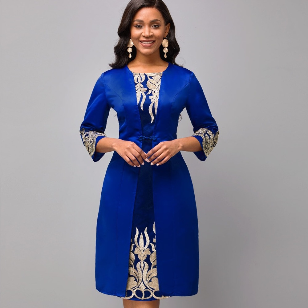 Rosewe Royal Blue Dress